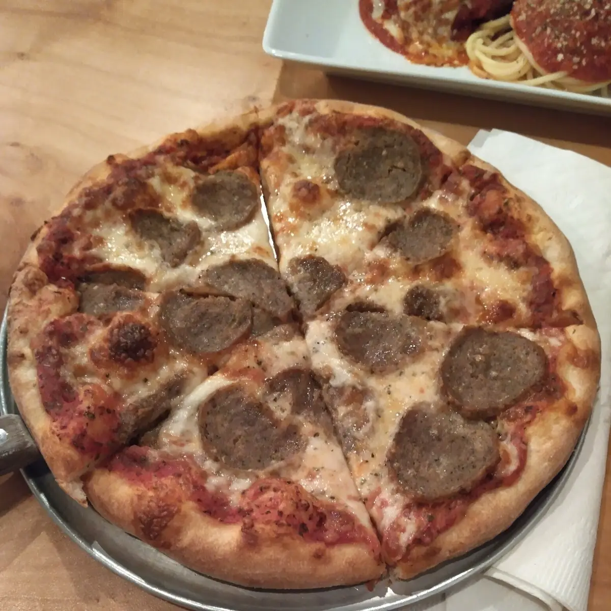 Deep Dish Sausage Pizza