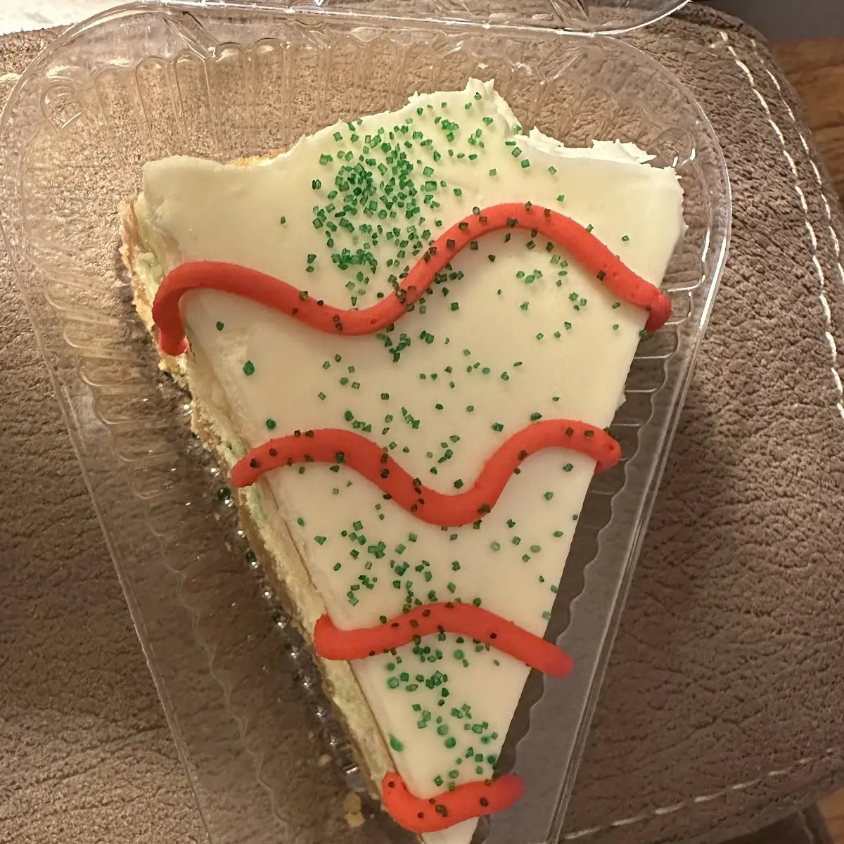 Christmas Tree Cake Cheesecake