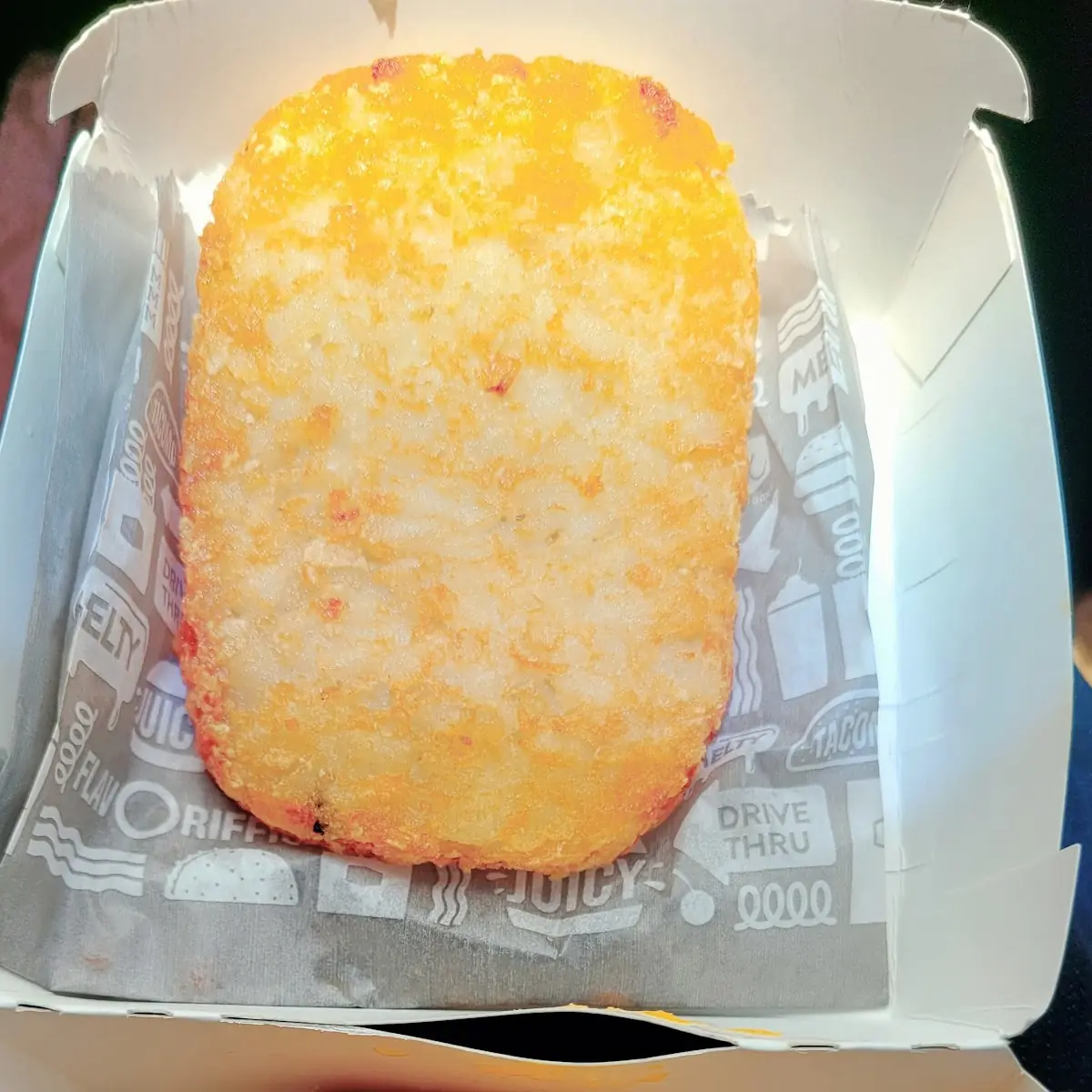 Egg and Cheese Croissant with Hash Brown