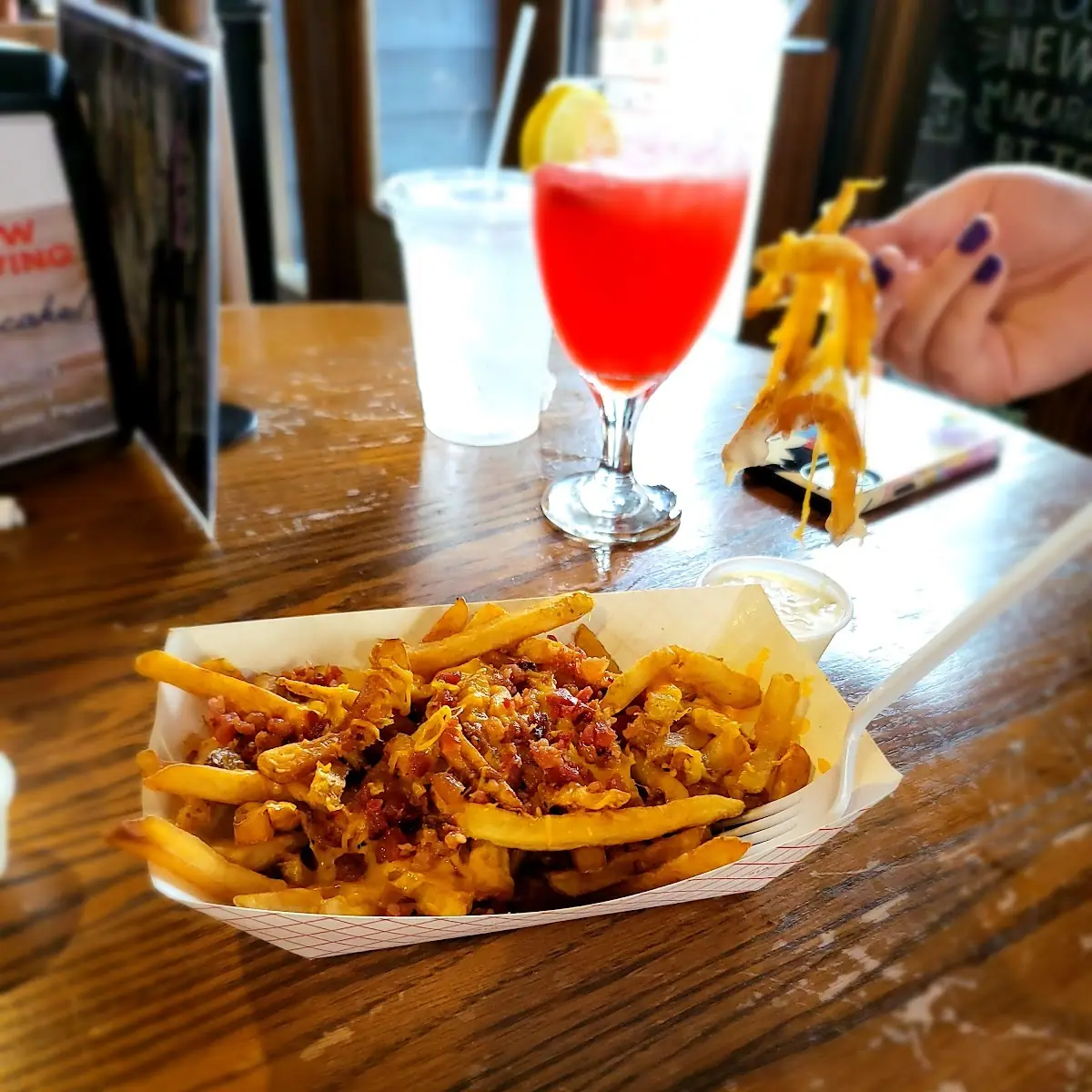 Bacon Cheddar Fries Full