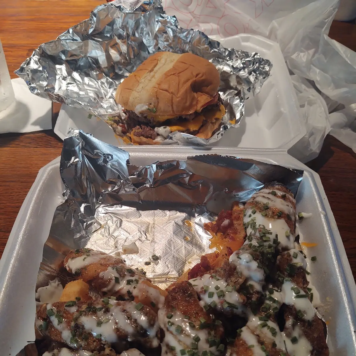 Garlic Tuscan Burger Combo