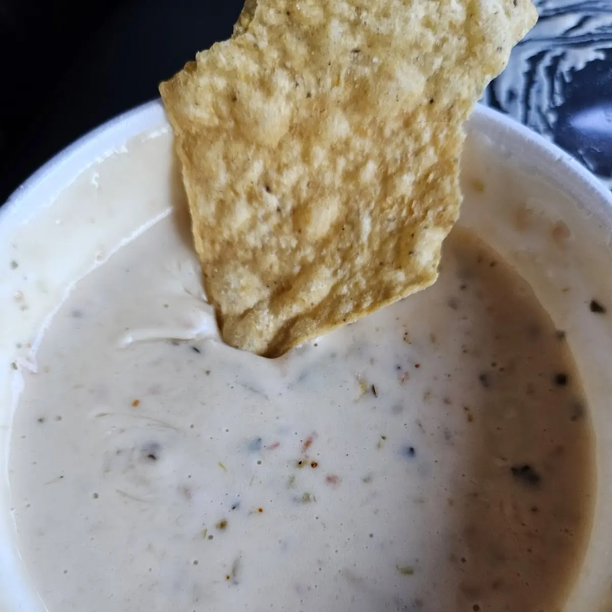 Green Chile Queso and Chips
