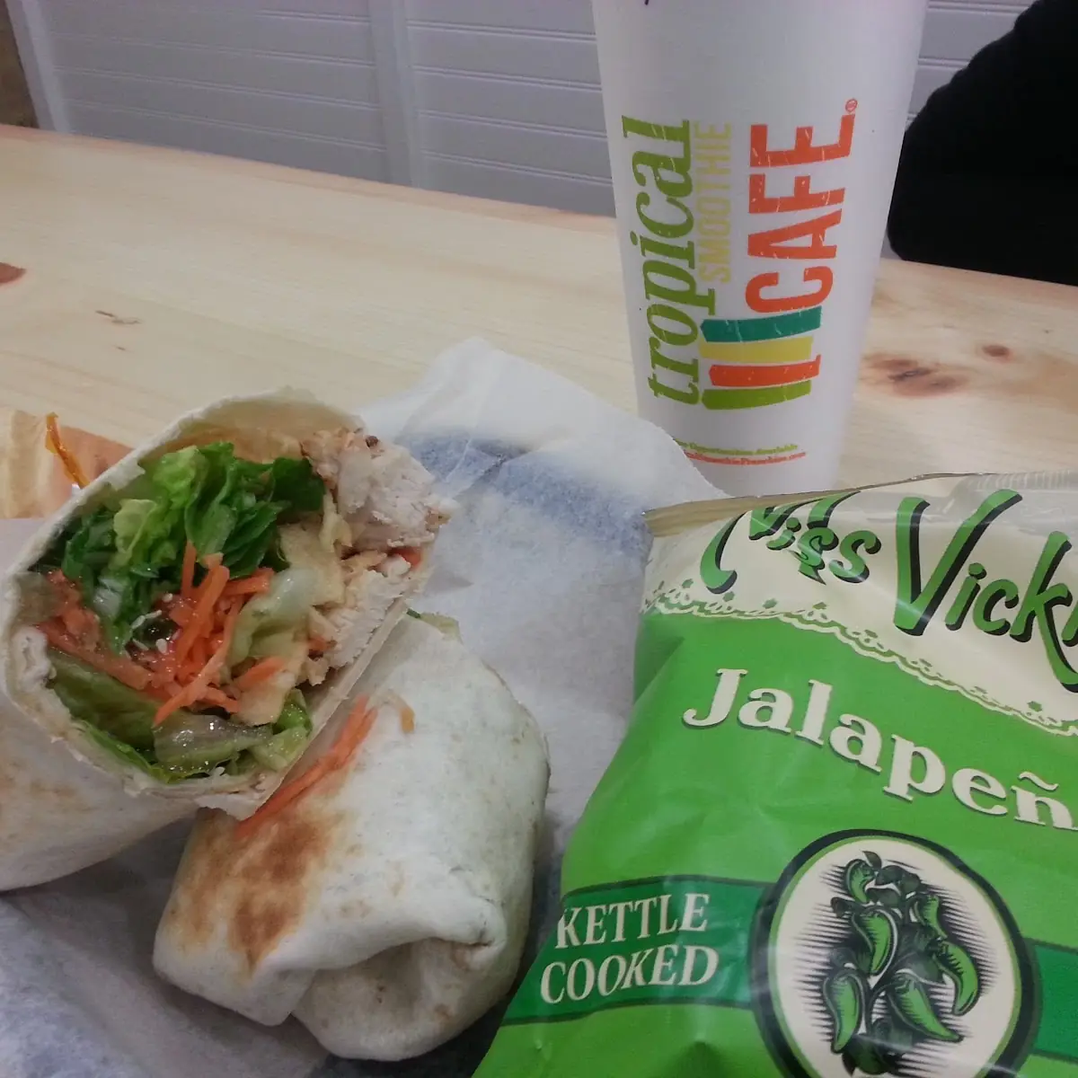 Sesame Ginger Chicken Wrap