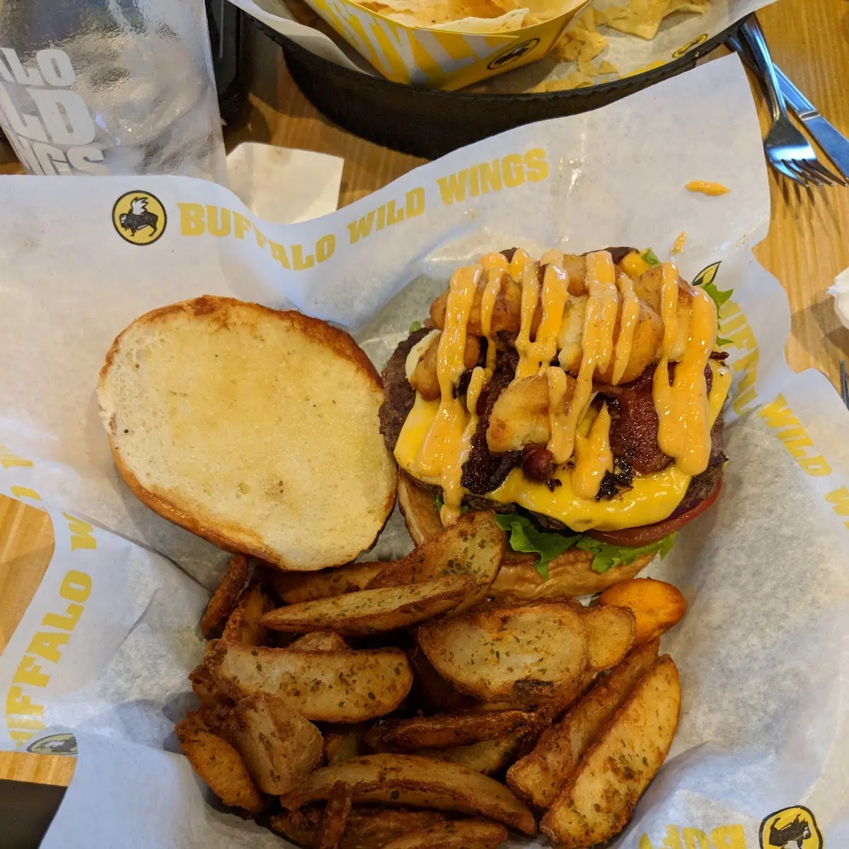 Cheese Curd Bacon Burger