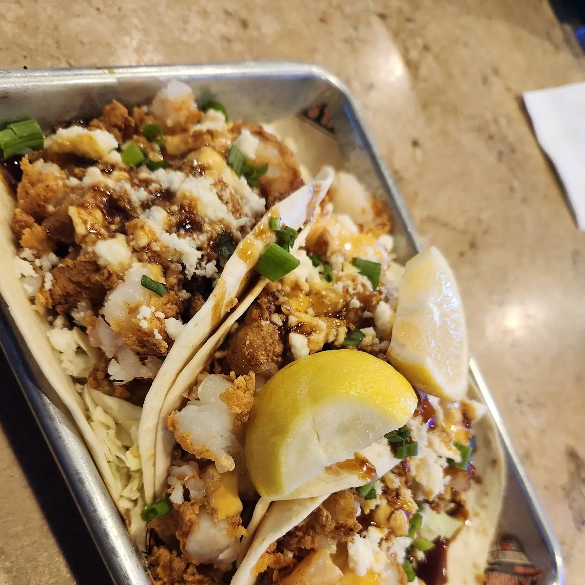 Firecracker Shrimp Tacos