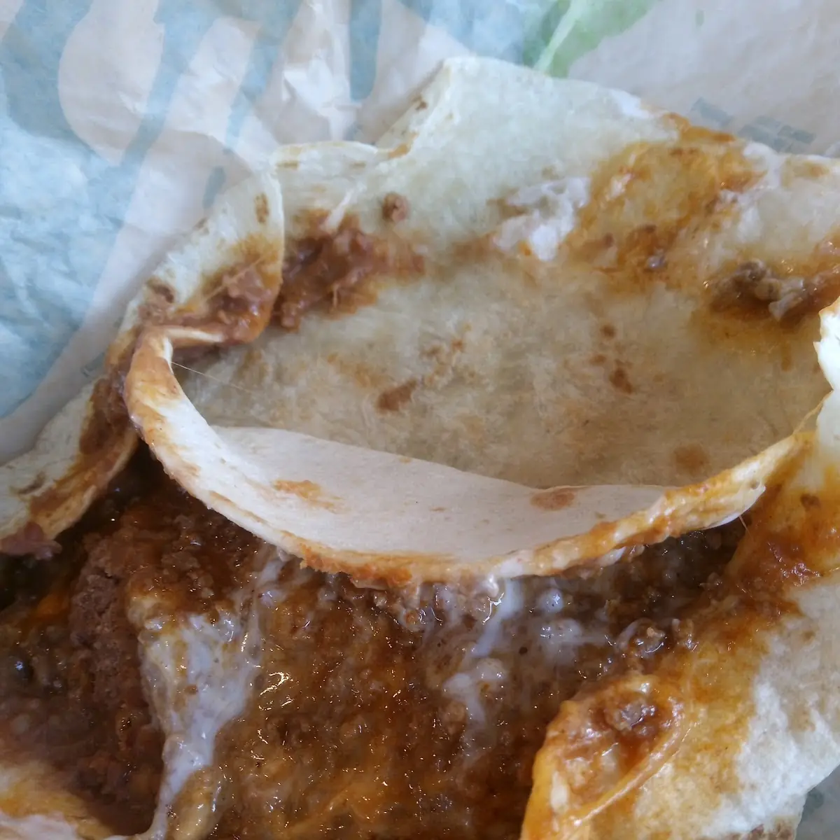 5 Layer Burrito Rotten Ingredients Inside