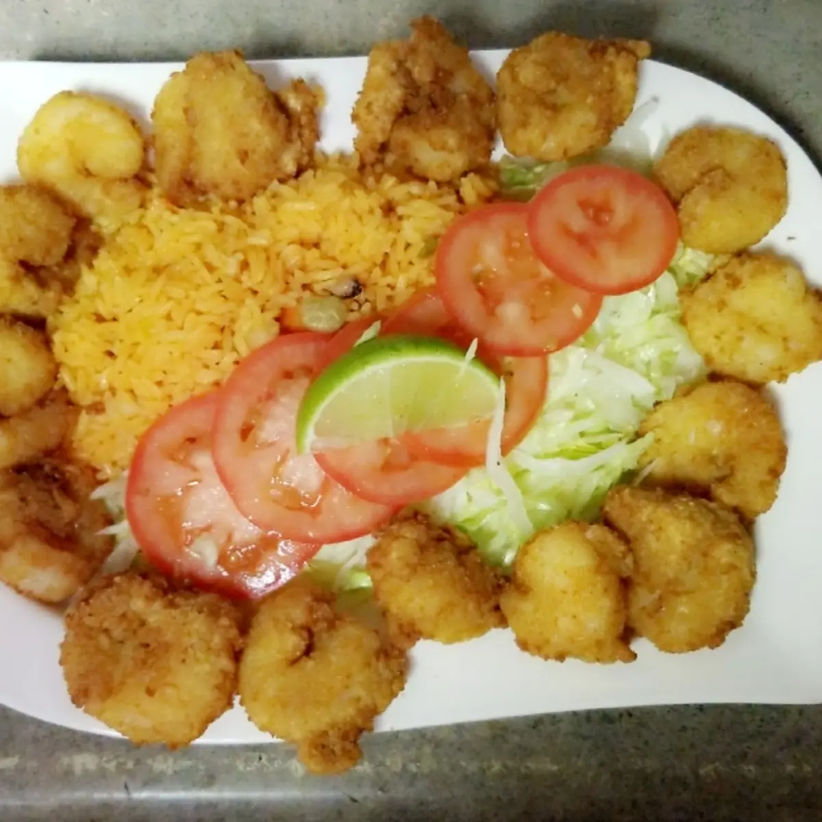 Fried Shrimp and Rice
