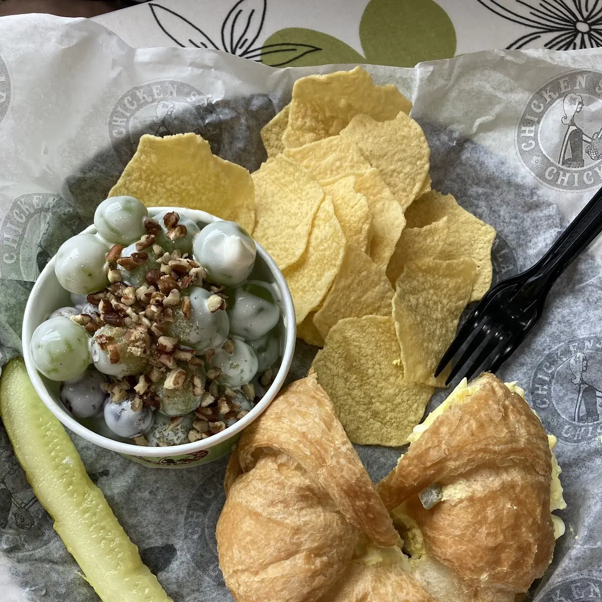 Egg Salad on a Croissant