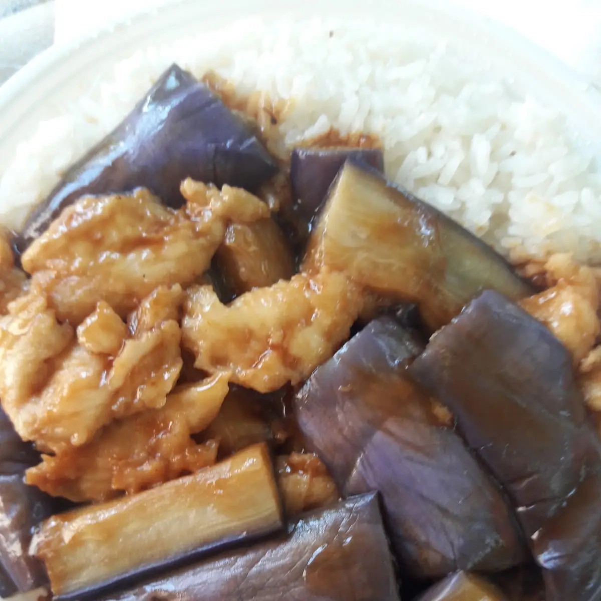 Chicken Eggplant with Garlic Sauce