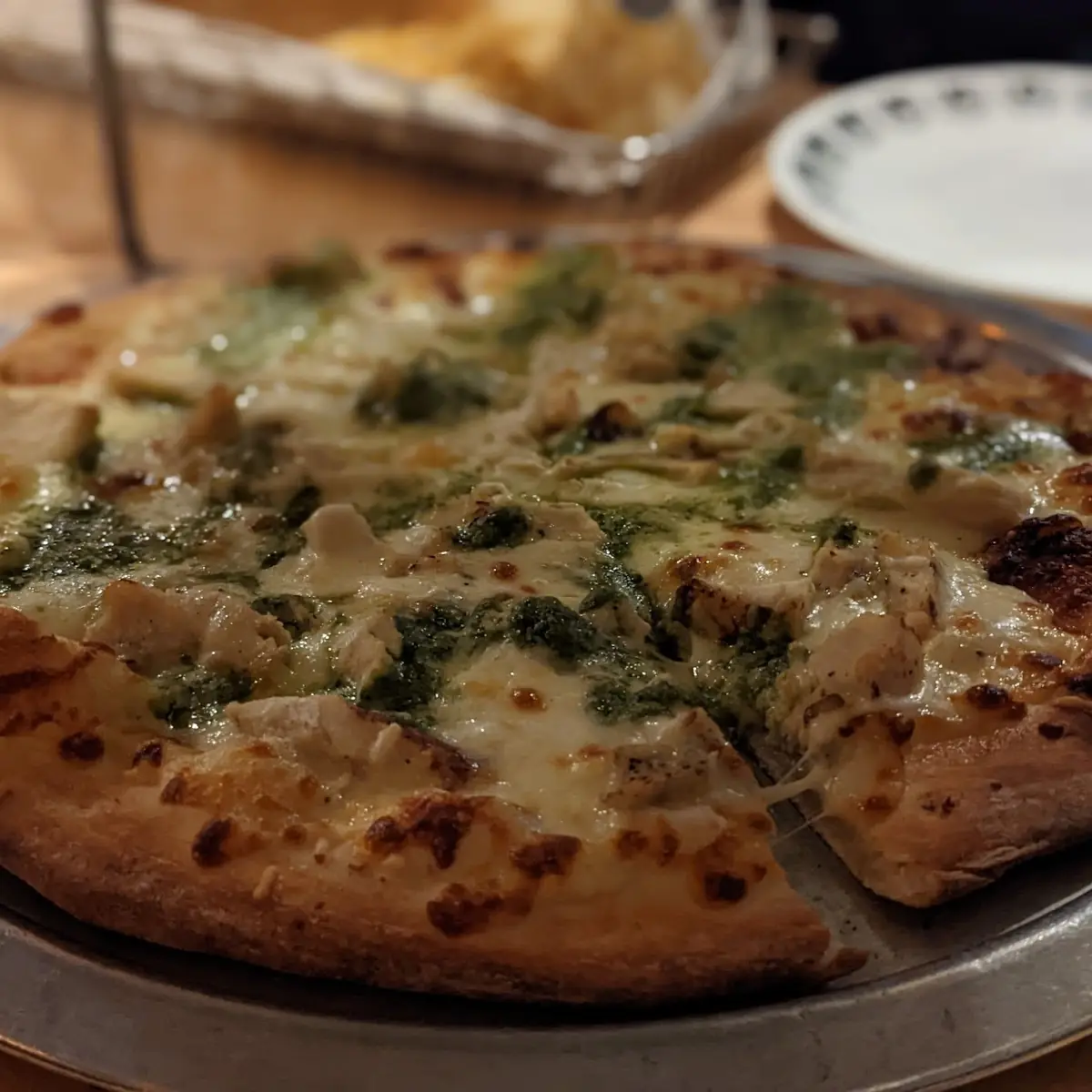 Pesto Chicken Pizza