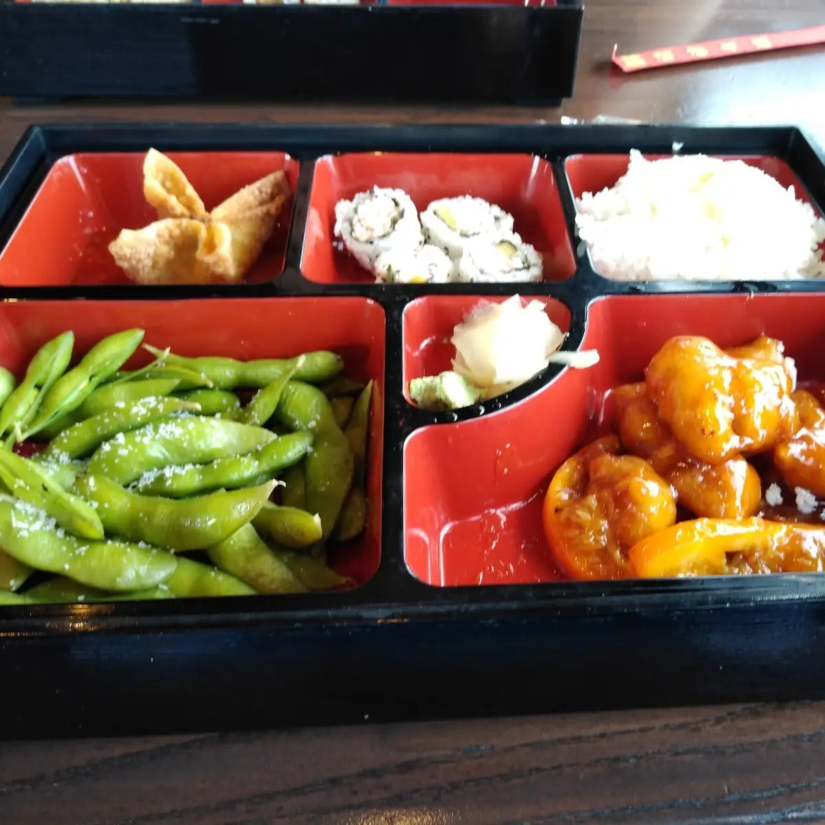 Orange Chicken Bento Box