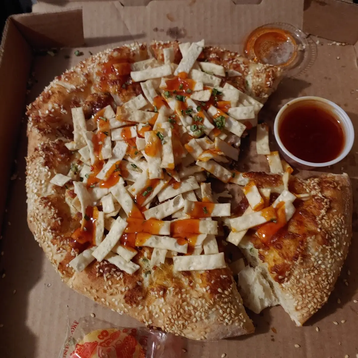 Crab Rangoon Pizza