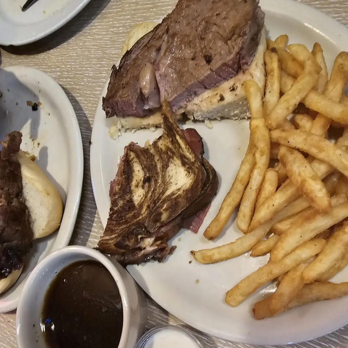 Pastrami Reuben on Rye
