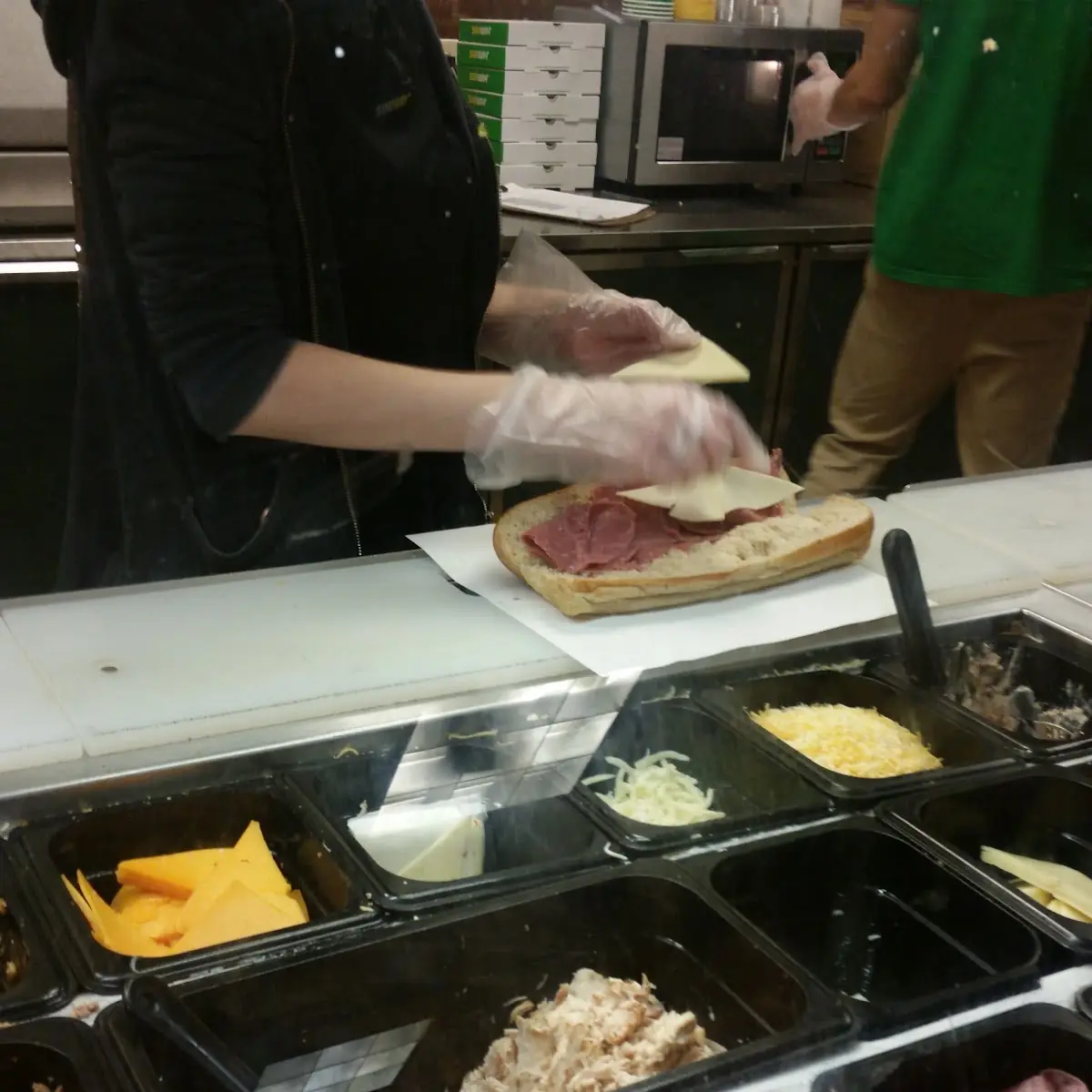 Hot Pastrami Sandwich