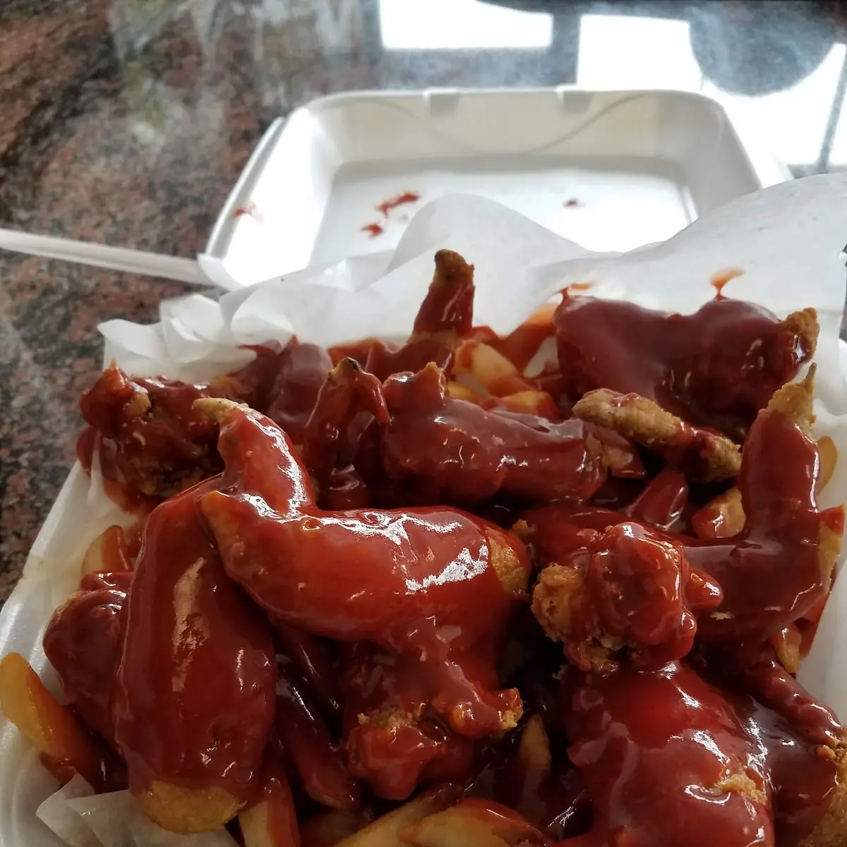 Chicken Wings and Fries