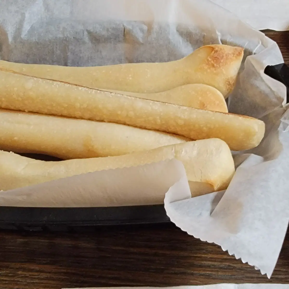 Breadsticks with Cheese Sauce