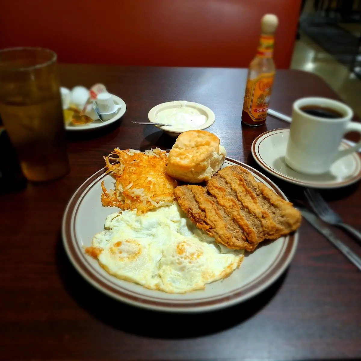 Chicken Fried Steak and Eggs