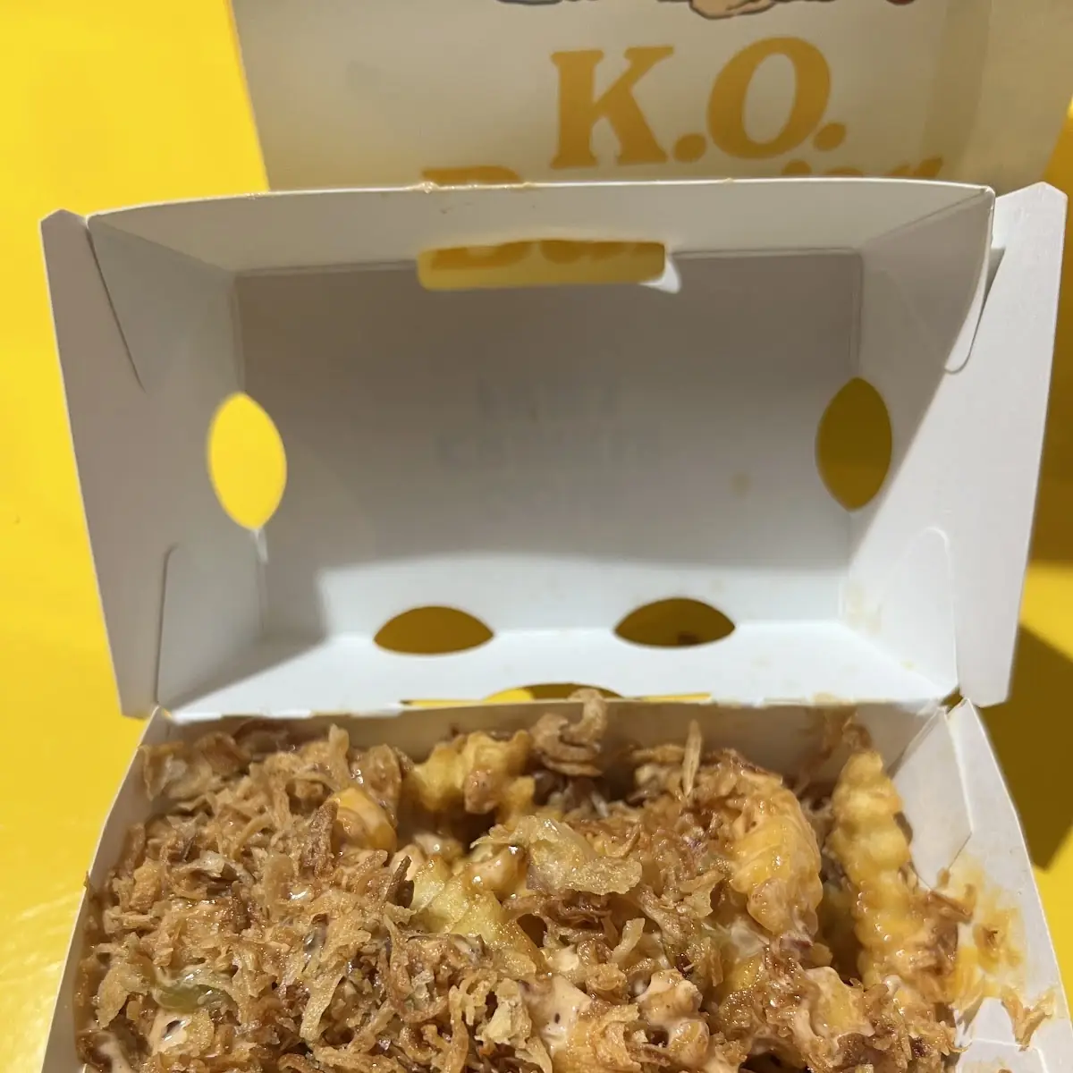 K O Cheese Fries