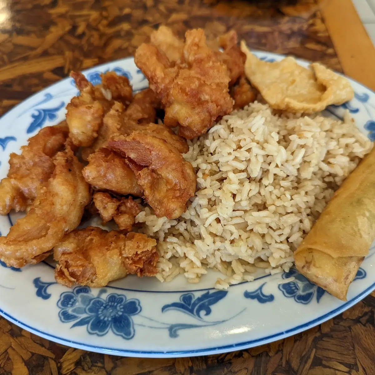 Lemon Chicken with Fried Rice