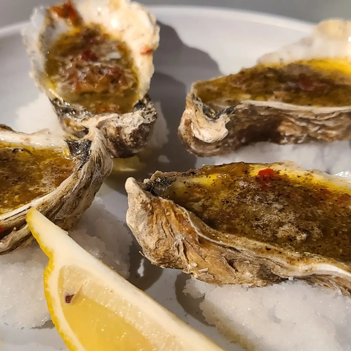 Roasted Oysters Casino