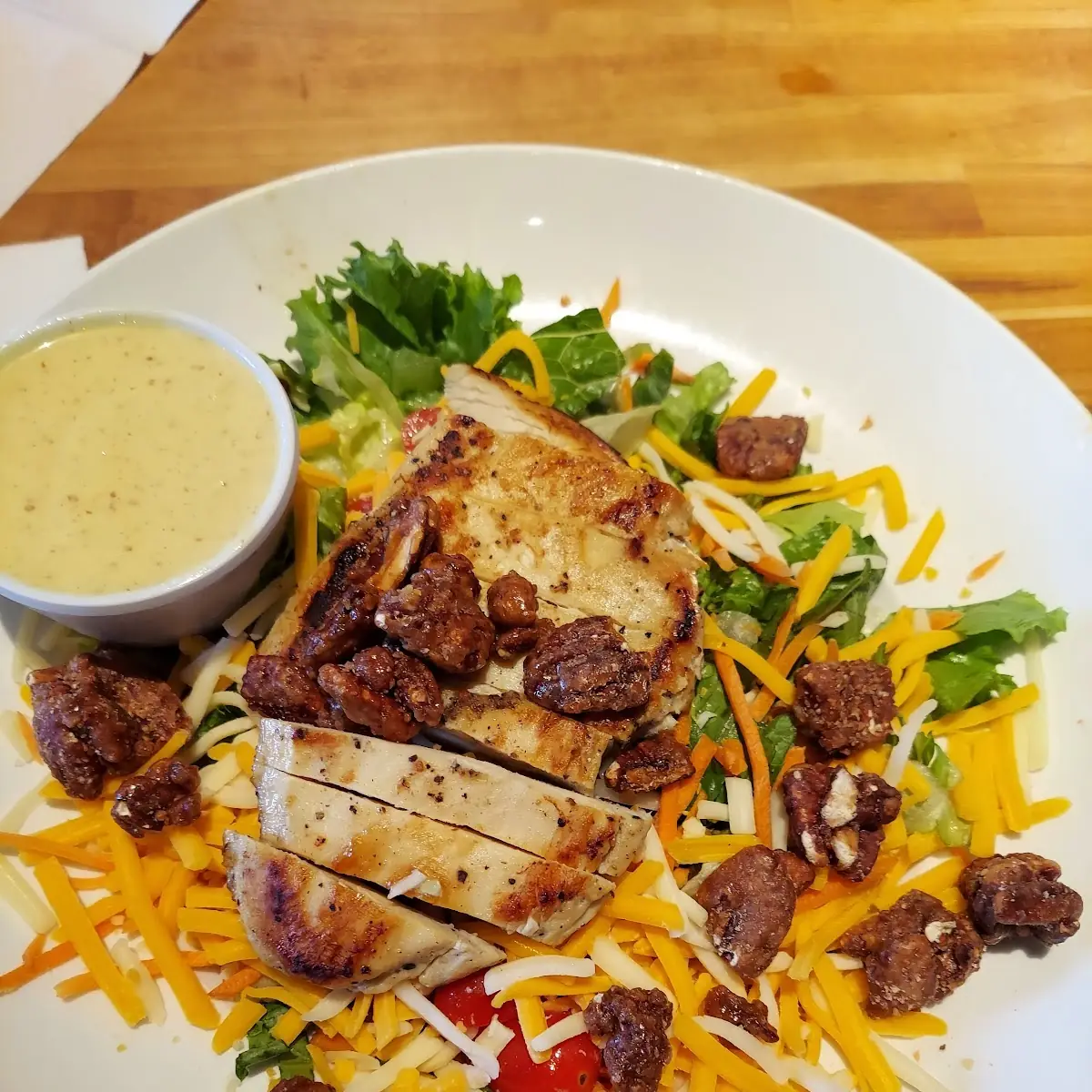 Grilled Chicken Pecan Salad