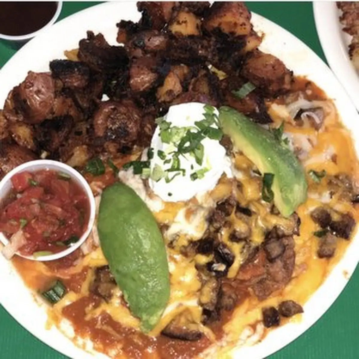 Cajun 'blk-N' Chicken Tostada
