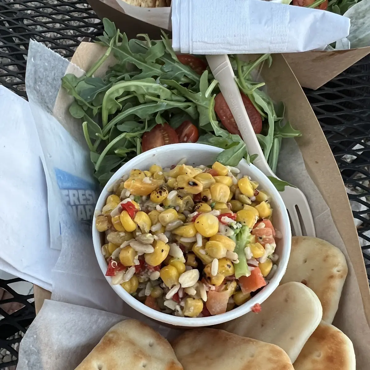 Roasted Sweet Corn Salad