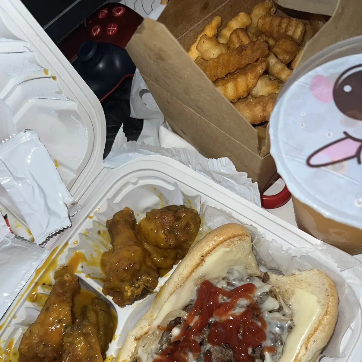 Philly and Chicken Wing Combo