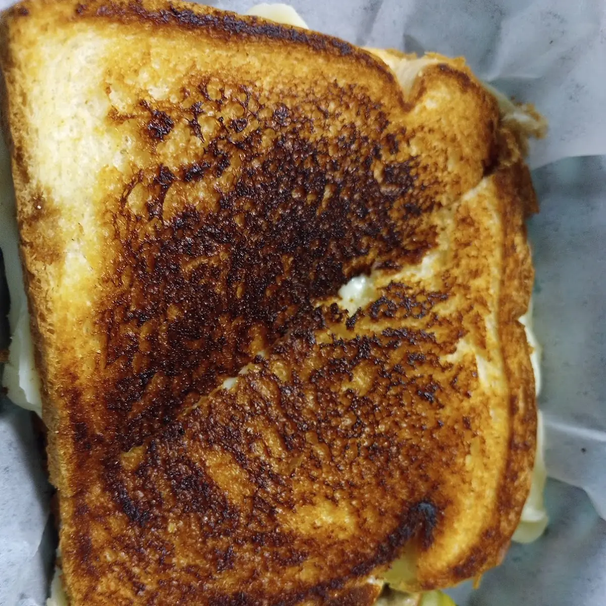 Creamiest Toasted Cheese Sandwich