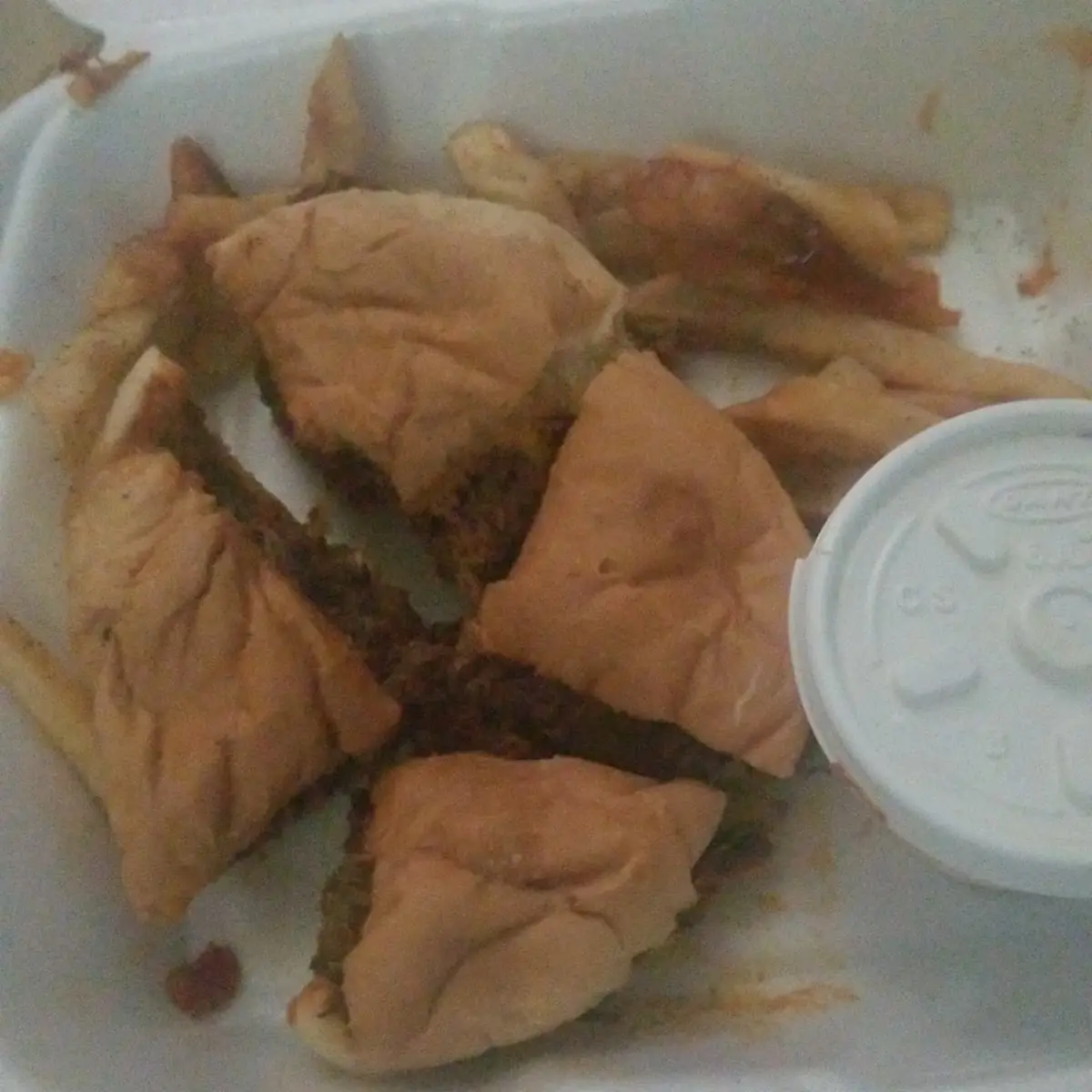 BBQ Burger and Fries