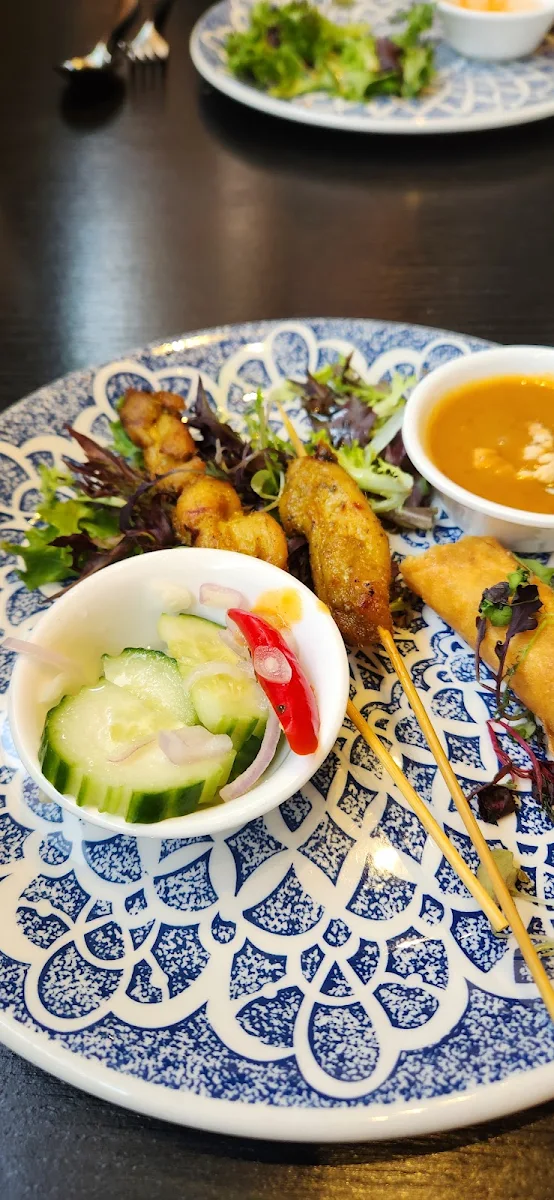 Khao Yam Boeuf Satay Beef Satay Rainbow Salad, Siam DIX30