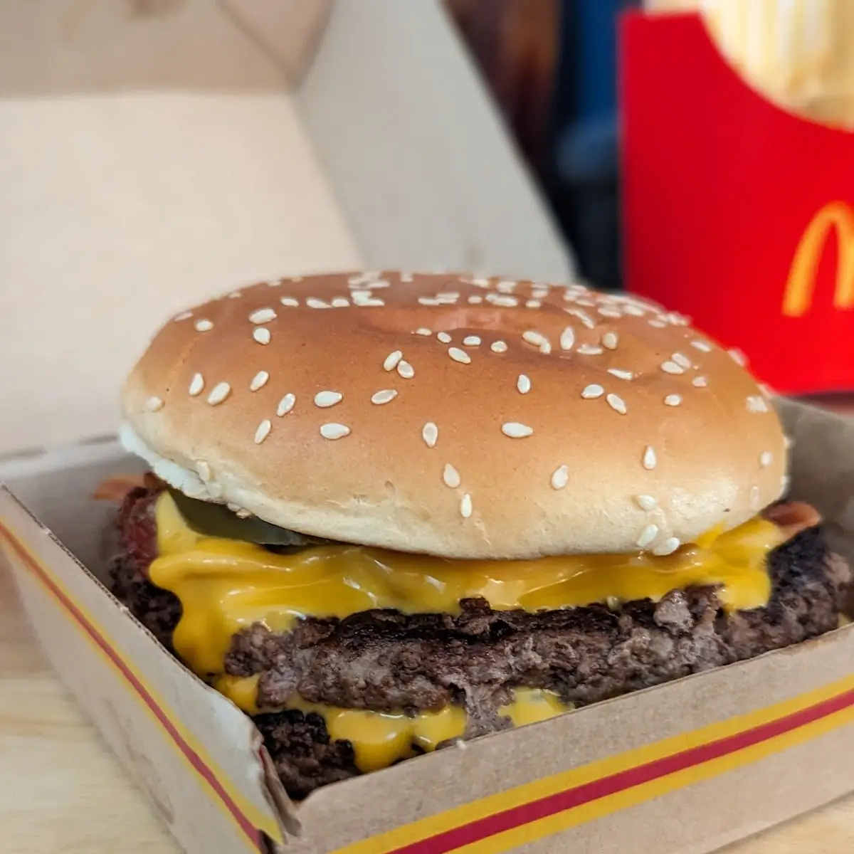 Double Quarter Pounder with Cheese and Medium Fries