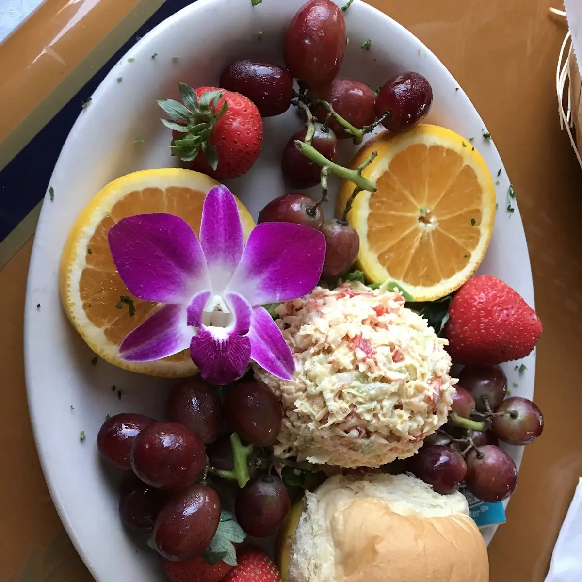 Tuna Salad Fruit Plate