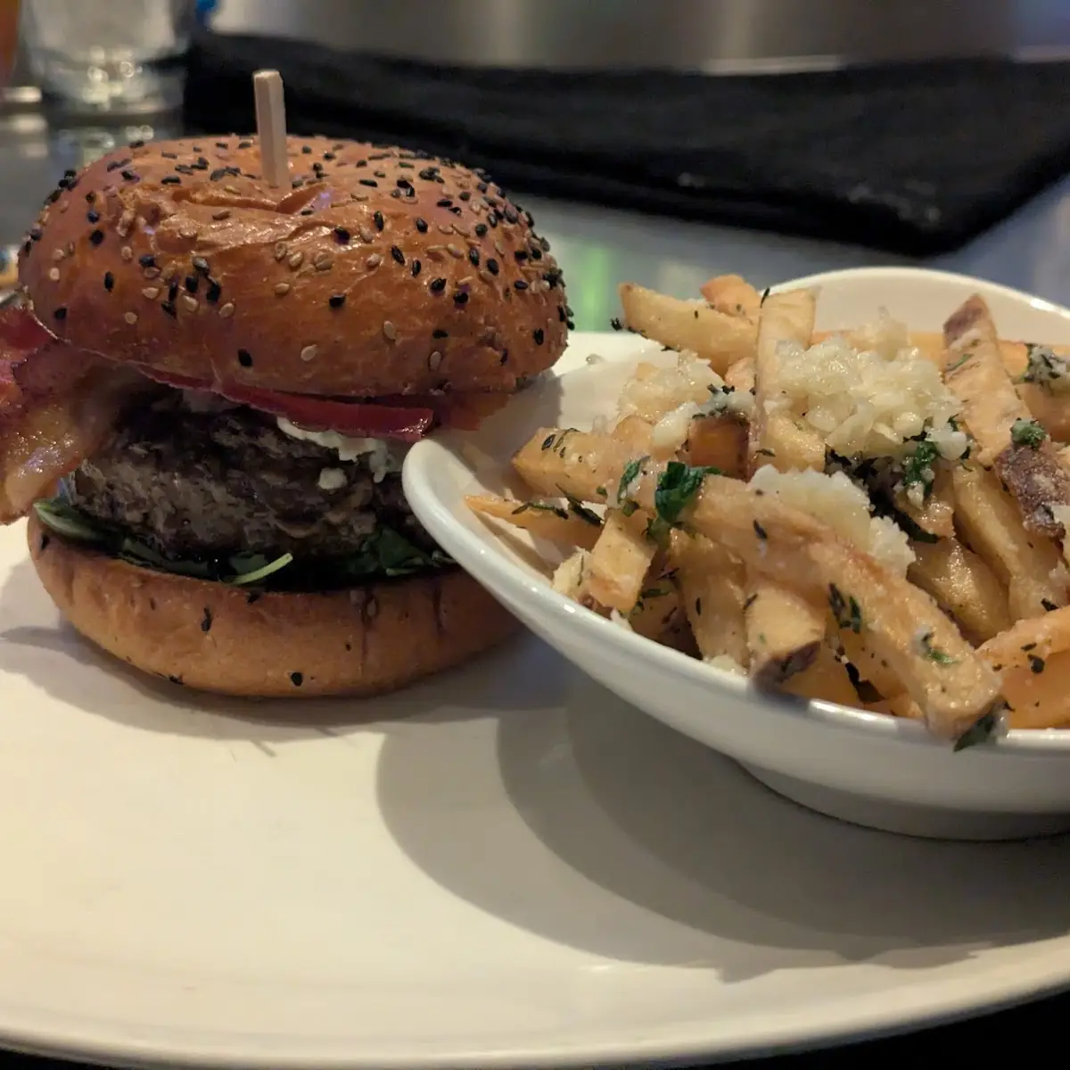 Black and Blue Burger