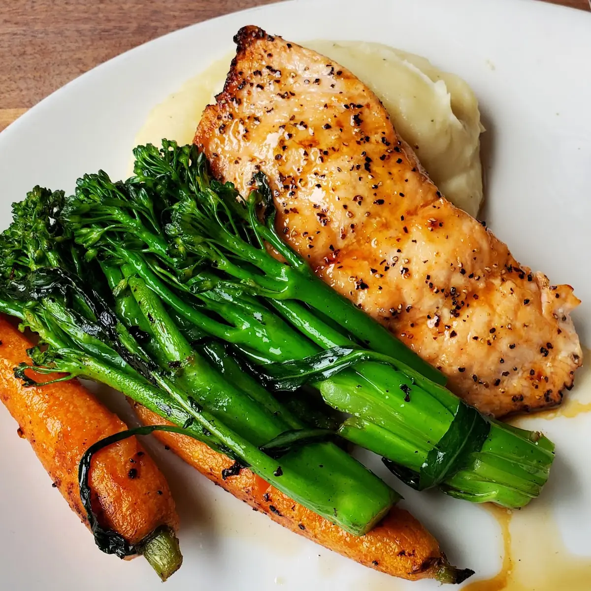 Whiskey Glazed Salmon