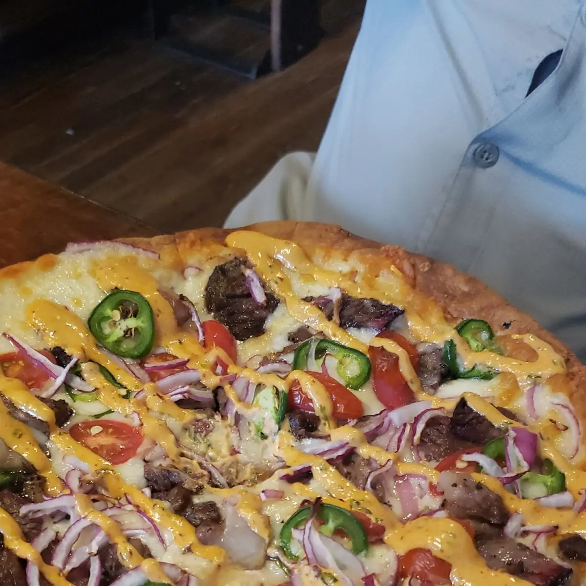 Nacho BBQ Pizza