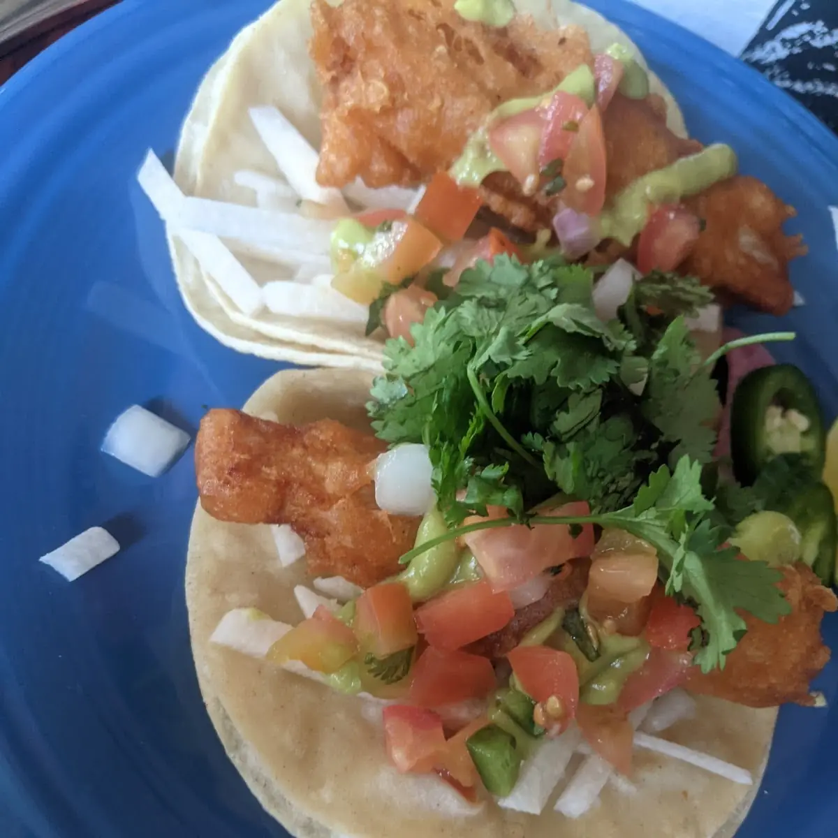 Beer Battered Fish Tacos