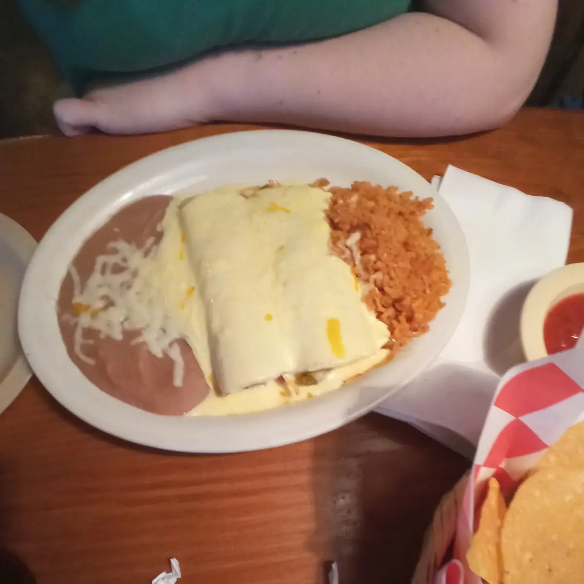 Sour Cream Chicken Enchiladas