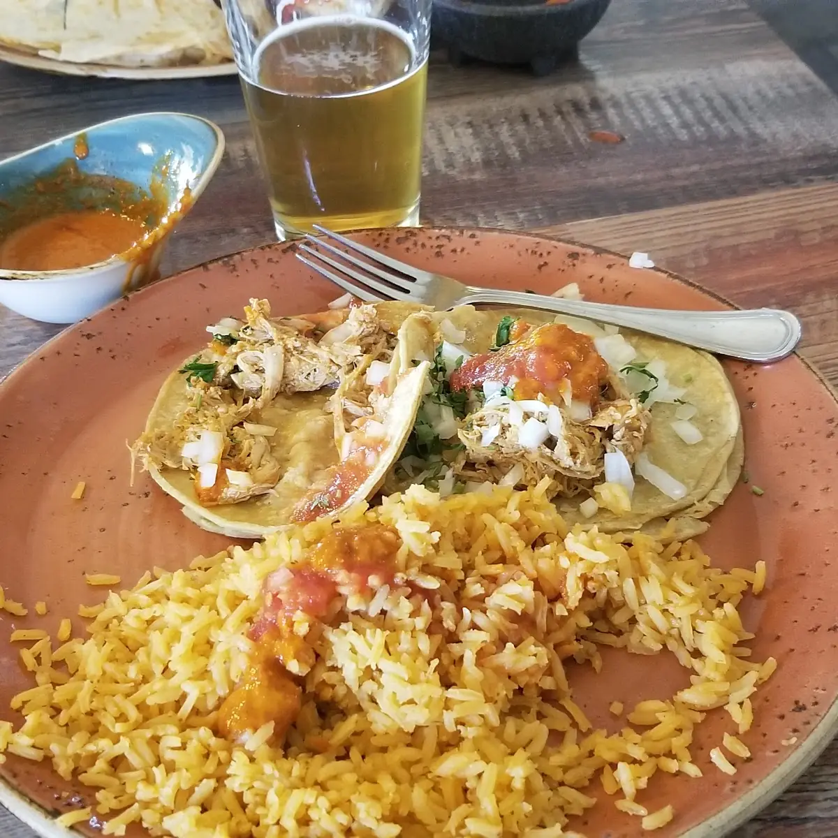 Chicken Tacos Mexican Style