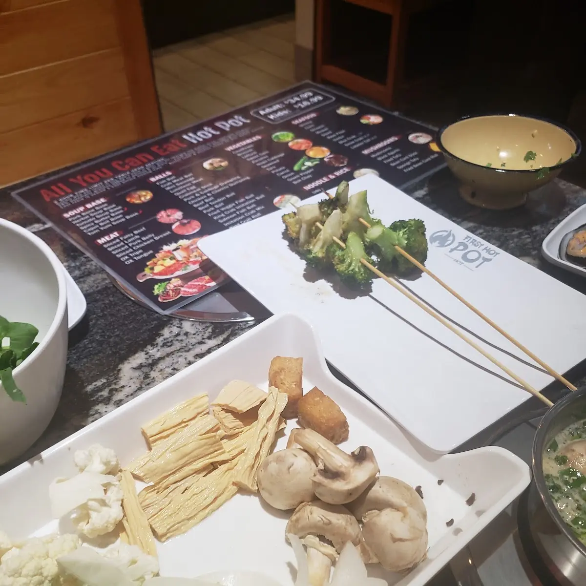 Mushrooms and Bean Curd Sticks
