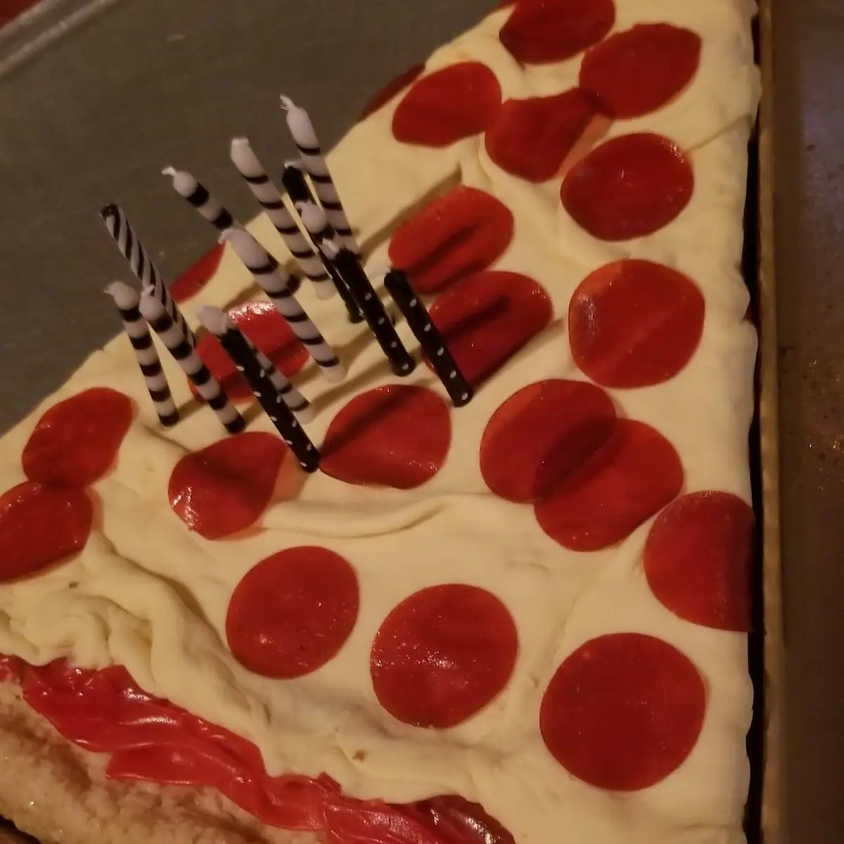 Pep Pizza B Day Cake