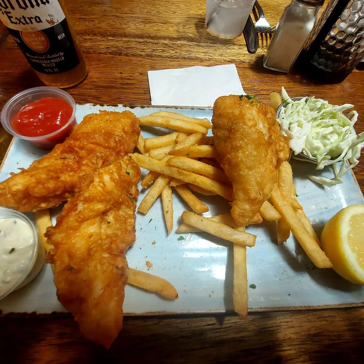 Crispy Fried Fish and Chips