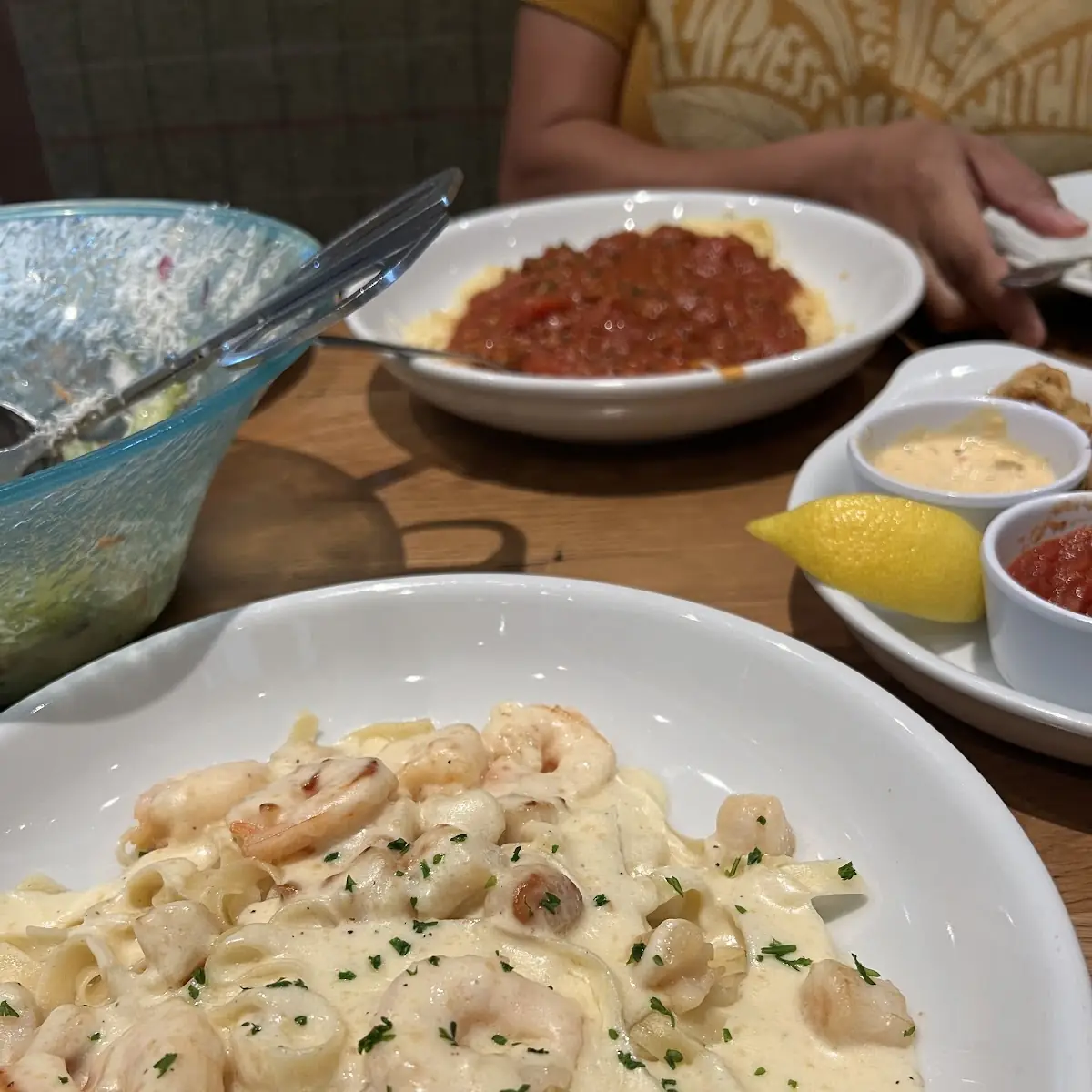 Shrimp Fettuccine Alfredo