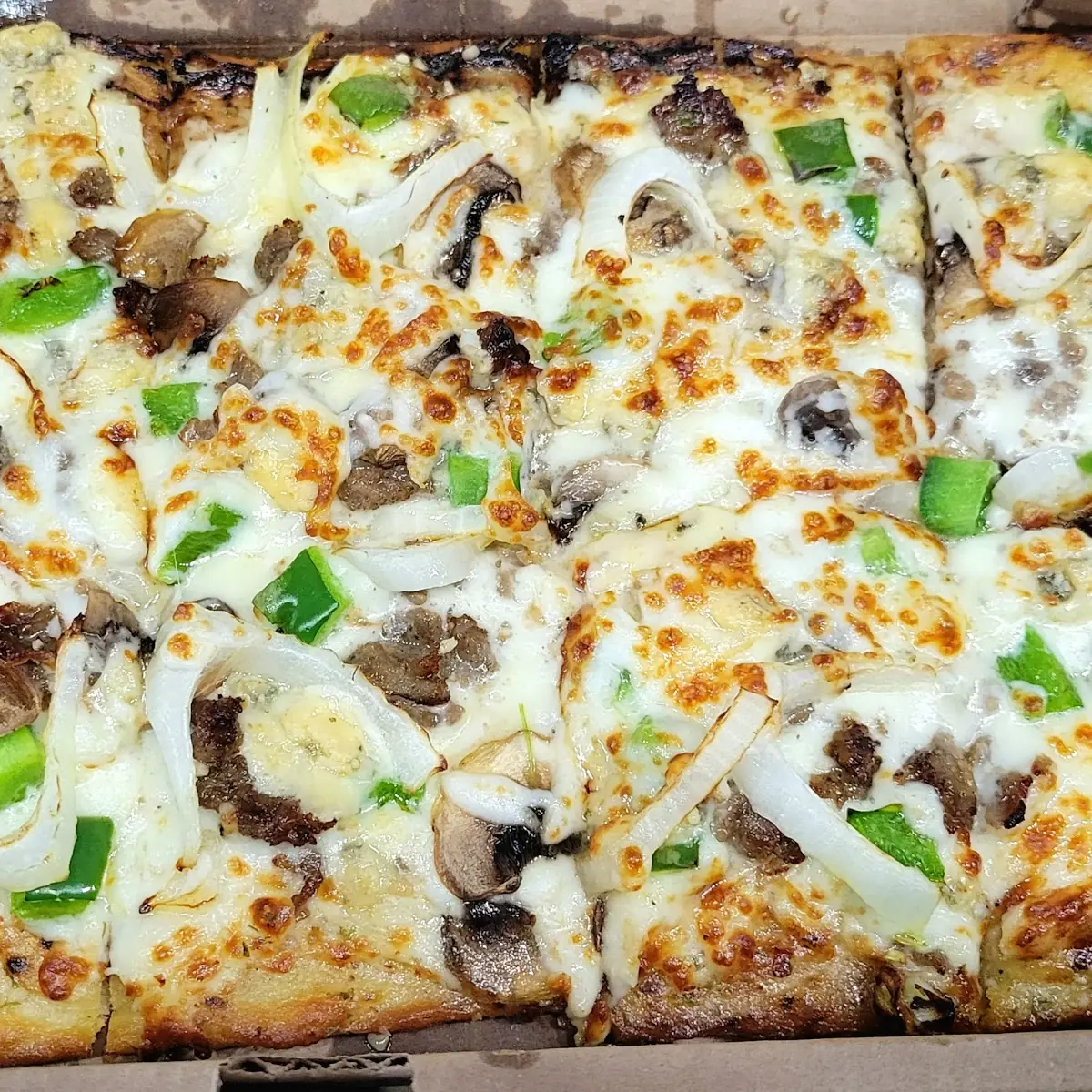 Philly Cheesesteak Pizza