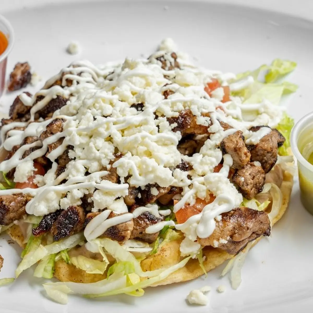 Different Meat Tostadas