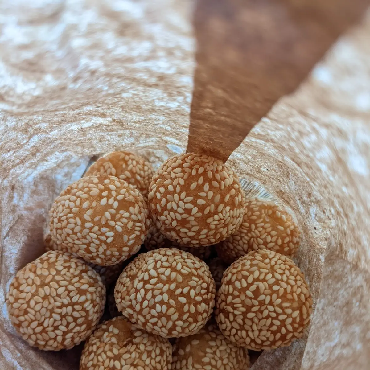 Fried Sesame Balls Bánh Rán