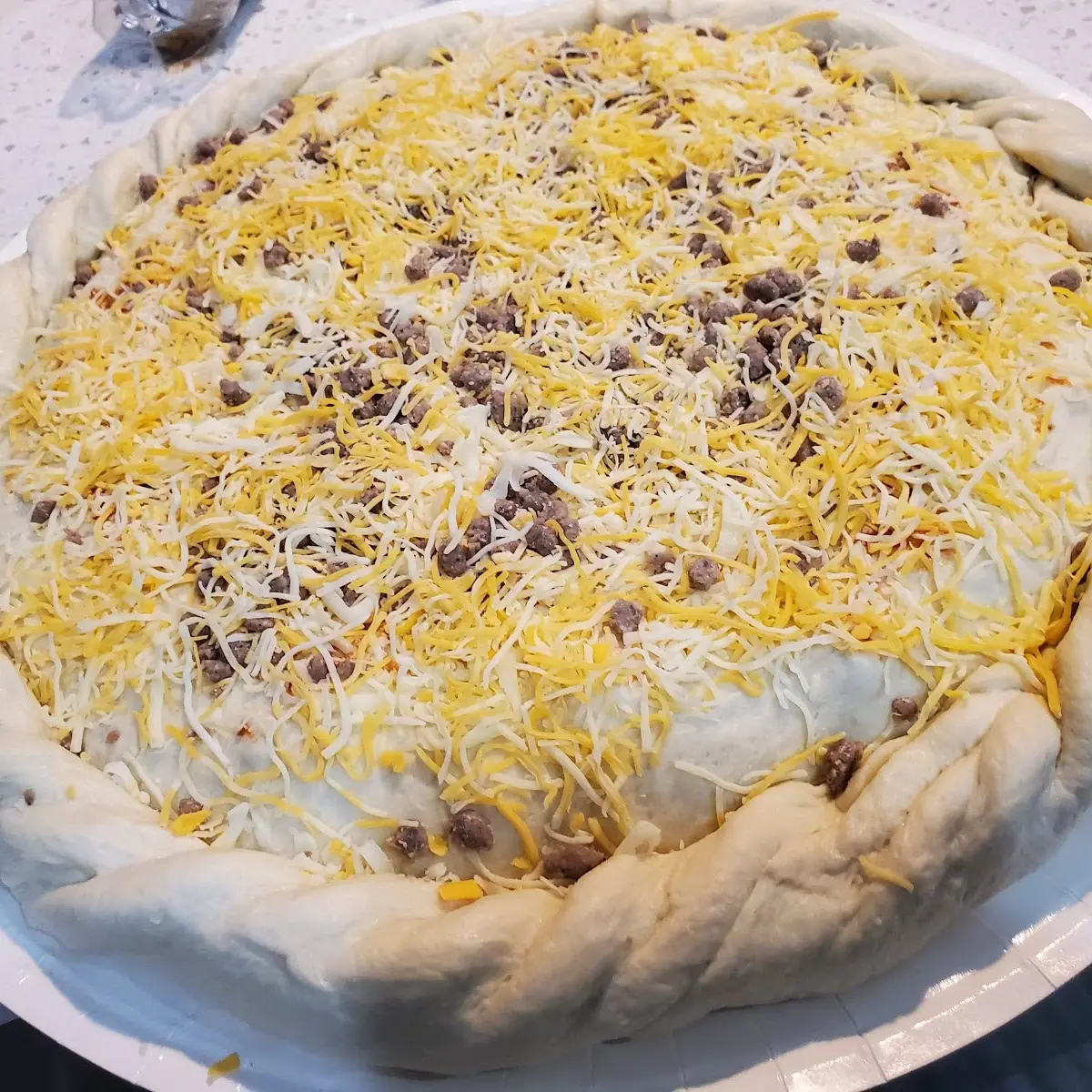 Stuffed Meat Pizza