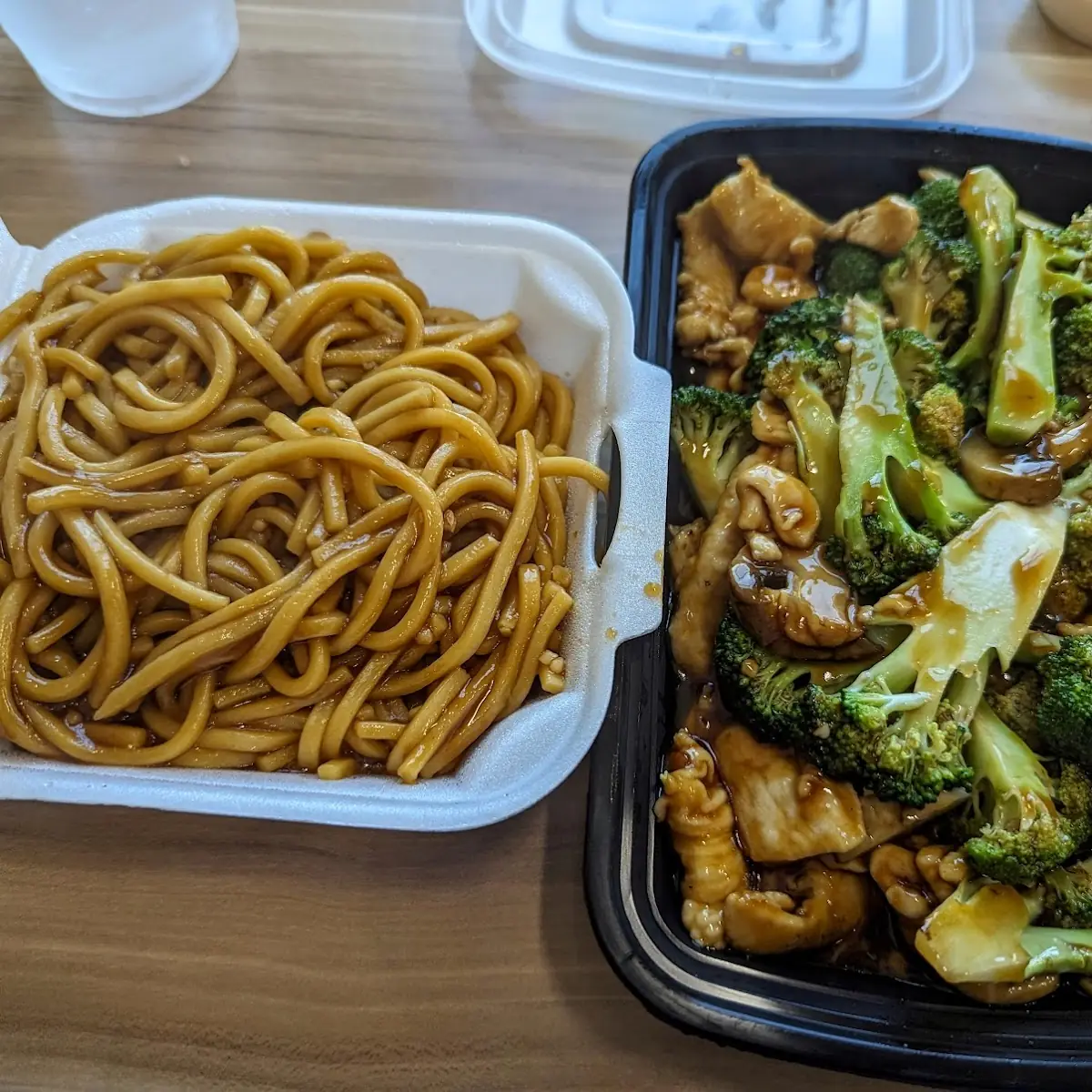 Chicken and Broccoli with Lo Mein Noodles