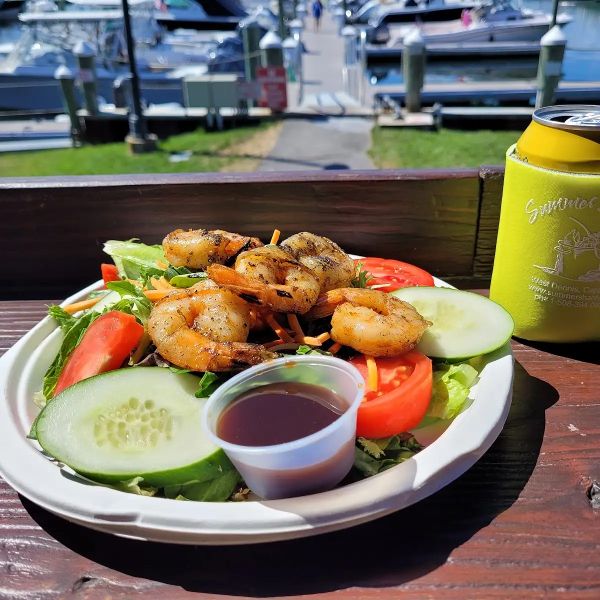 Salad with Grilled Shrimp