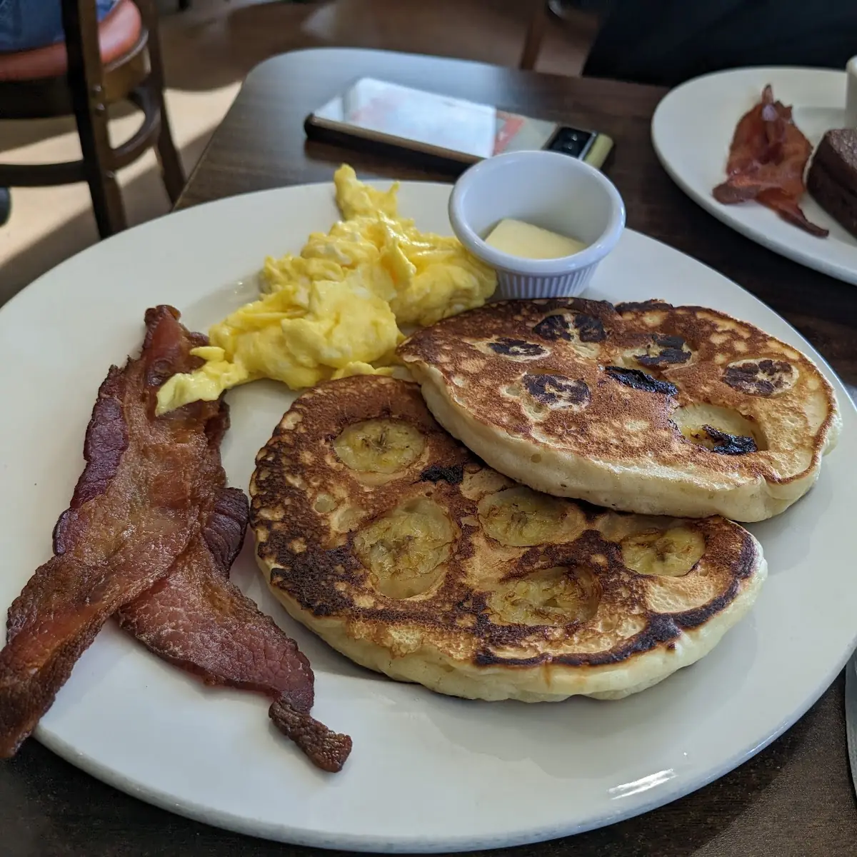 Pancakes Eggs & Bacon